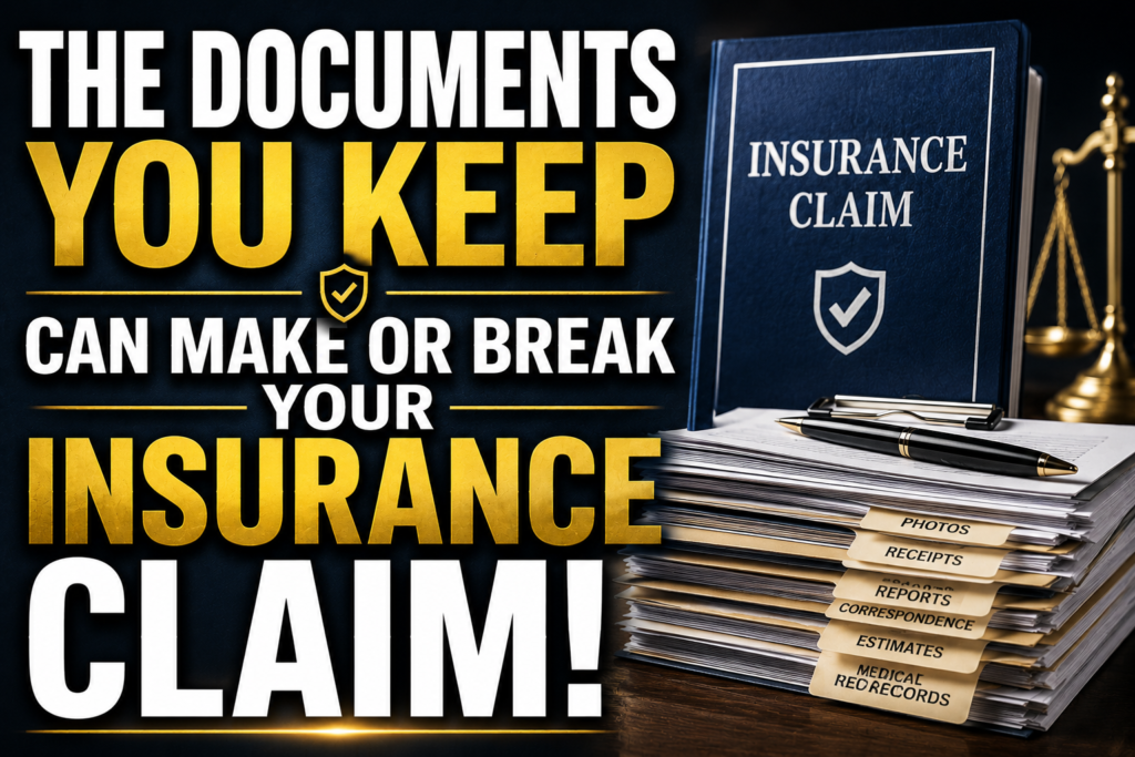 What Documents Should You Keep for an Insurance Claim?