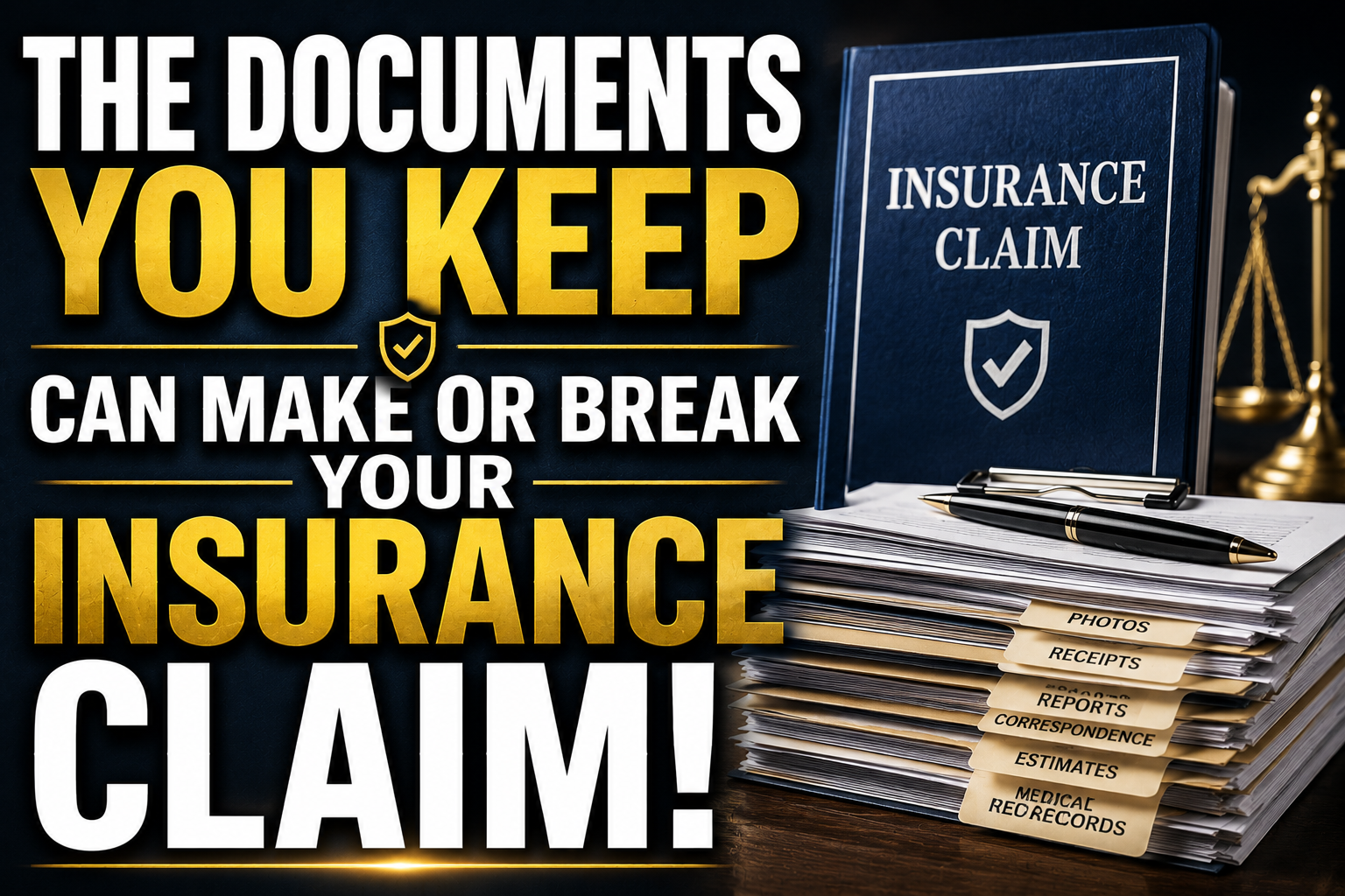 What Documents Should You Keep for an Insurance Claim?