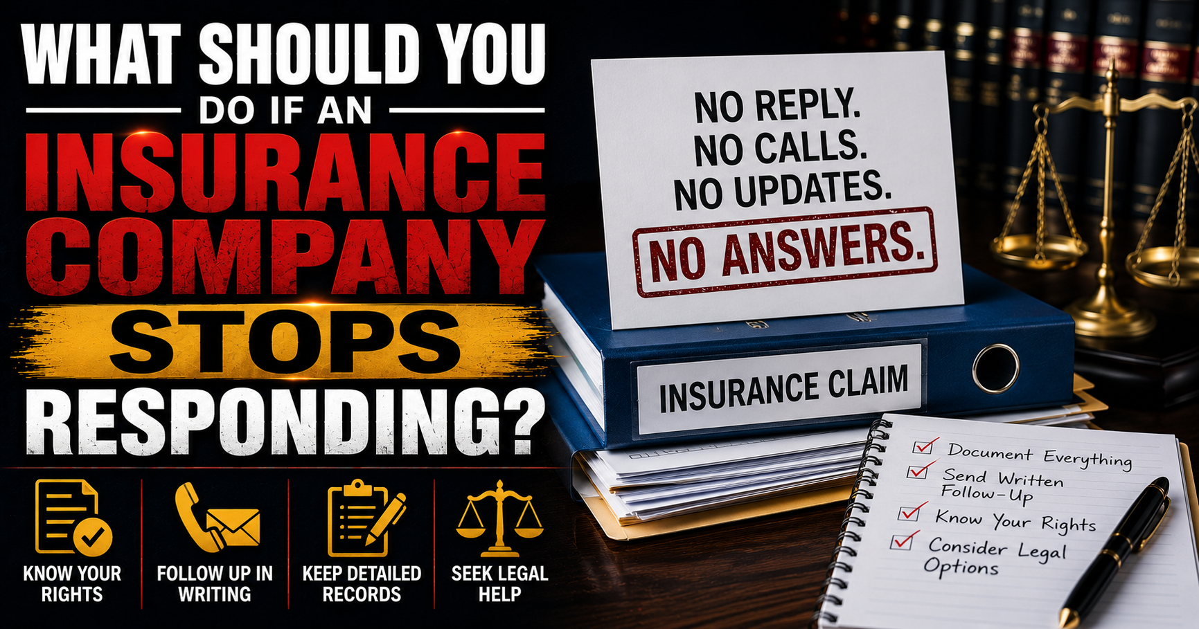 What Should You Do If an Insurance Company Stops Responding?