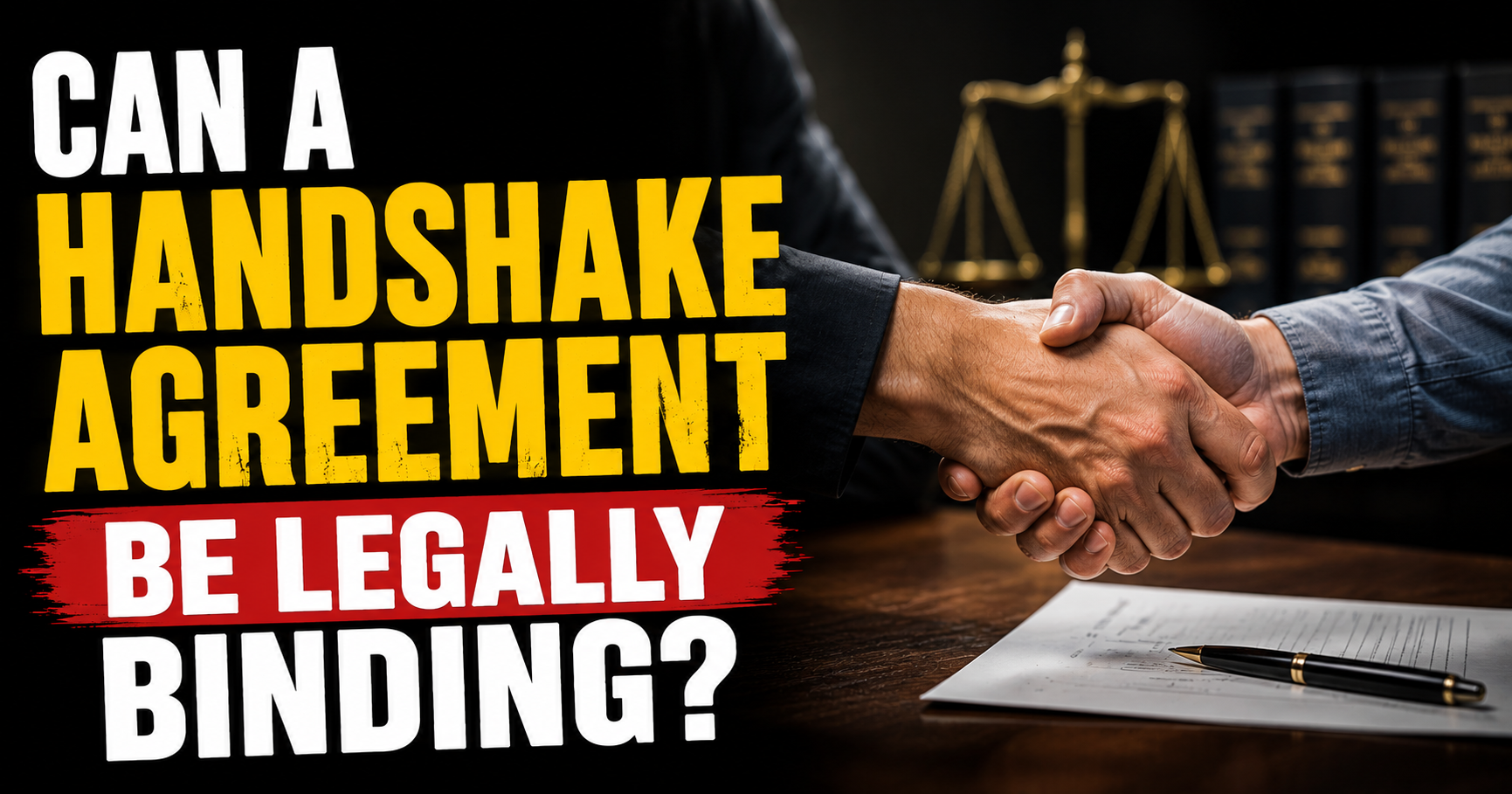 Can a Handshake Agreement Be Legally Binding?