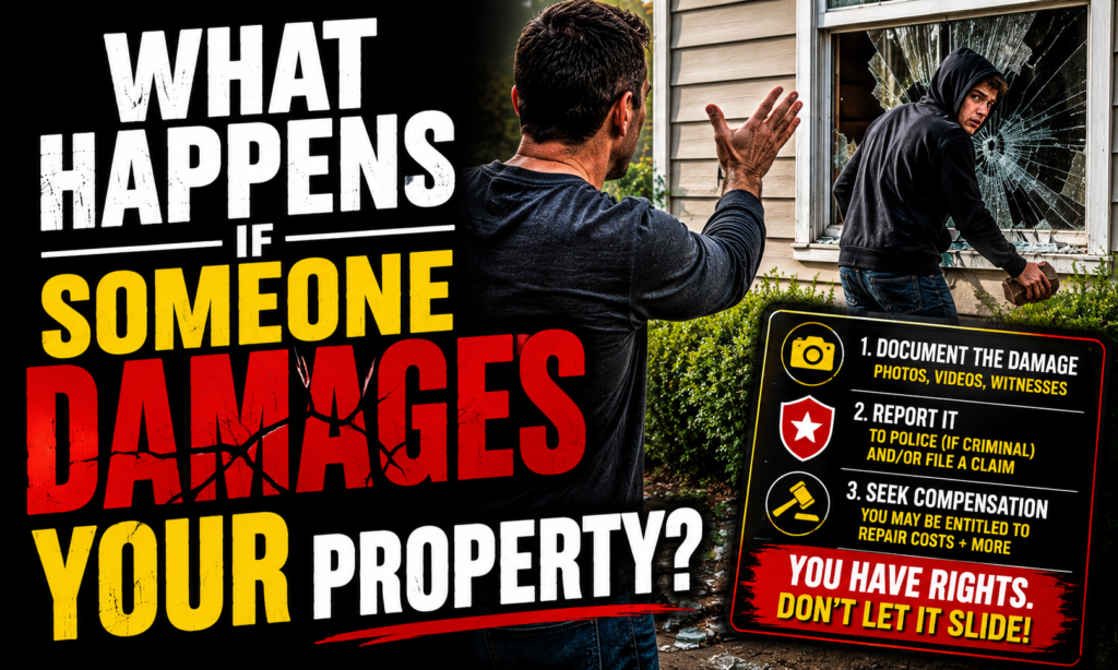 What Happens If Someone Damages Your Property?