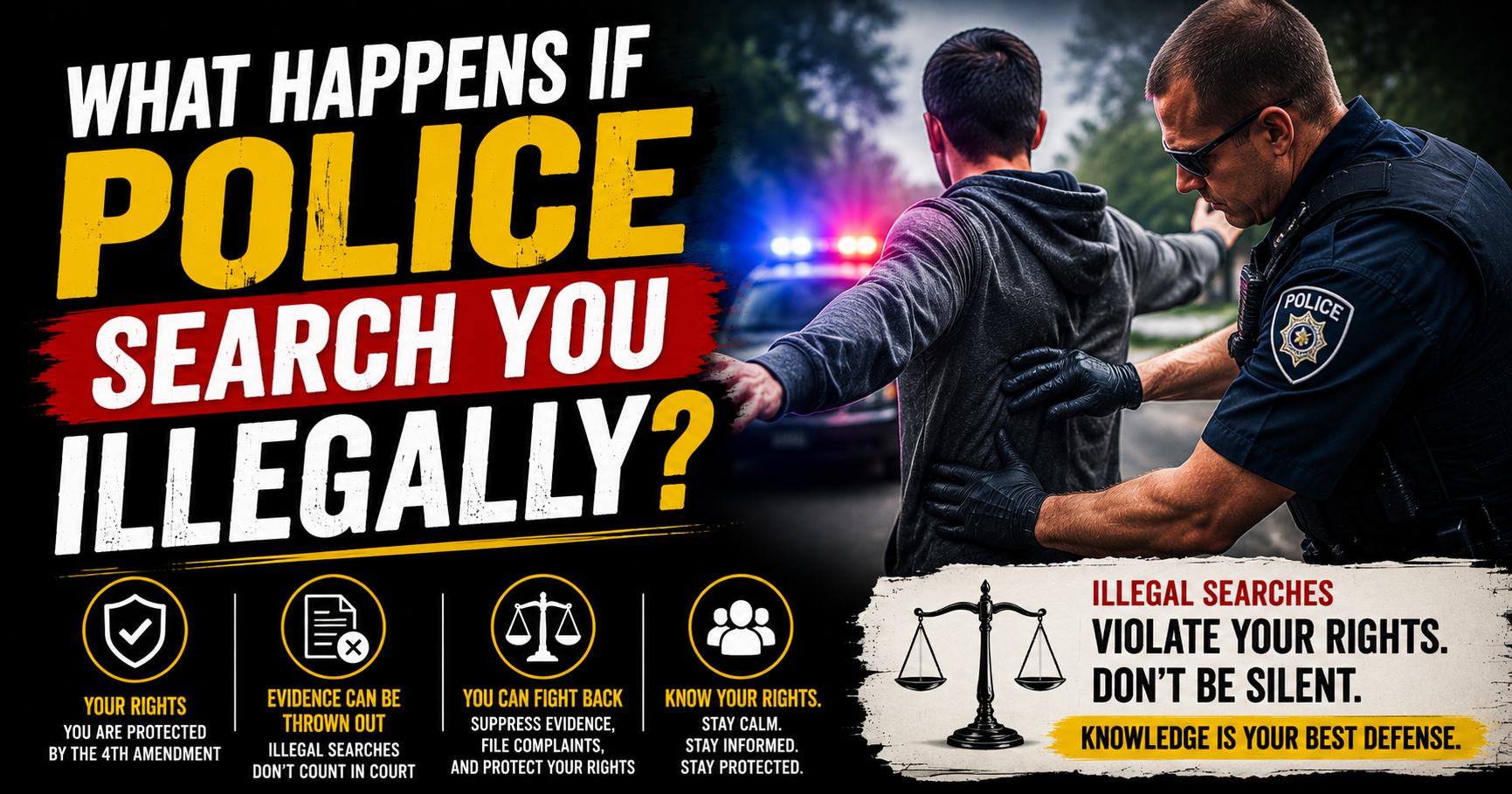What Happens If Police Search You Illegally?